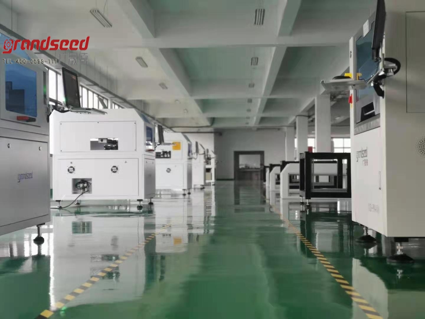 廣晟德錫膏印刷機成品區